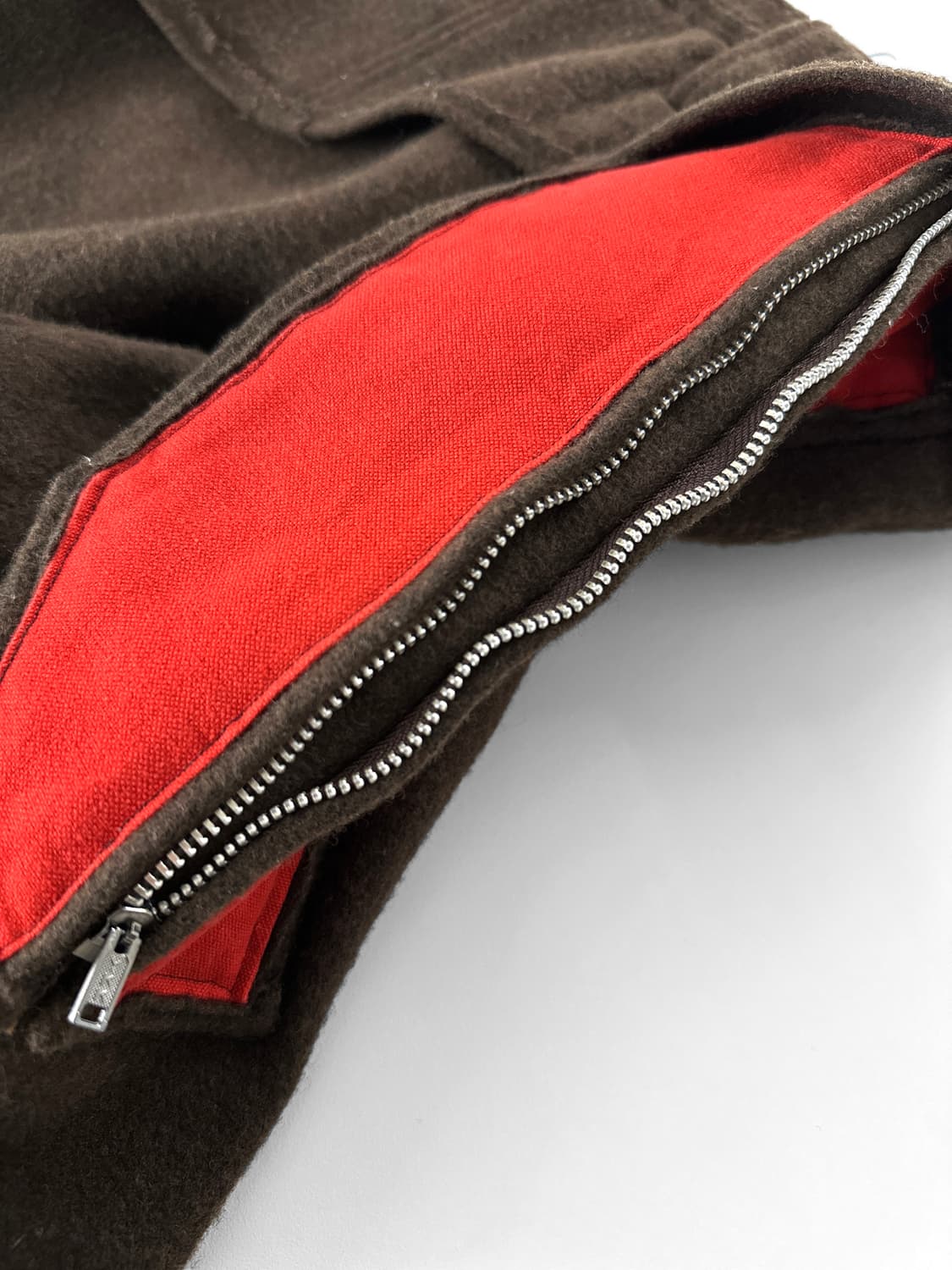 빈티지 밀리터리 디테일 울 블랜드 플레어 팬츠 상품이미지7