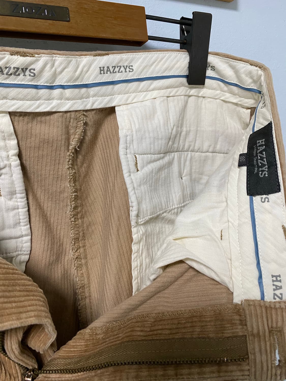 헤지스 / 코듀로이 골덴 브라운 투턱 팬츠 / 32-33 상품이미지5