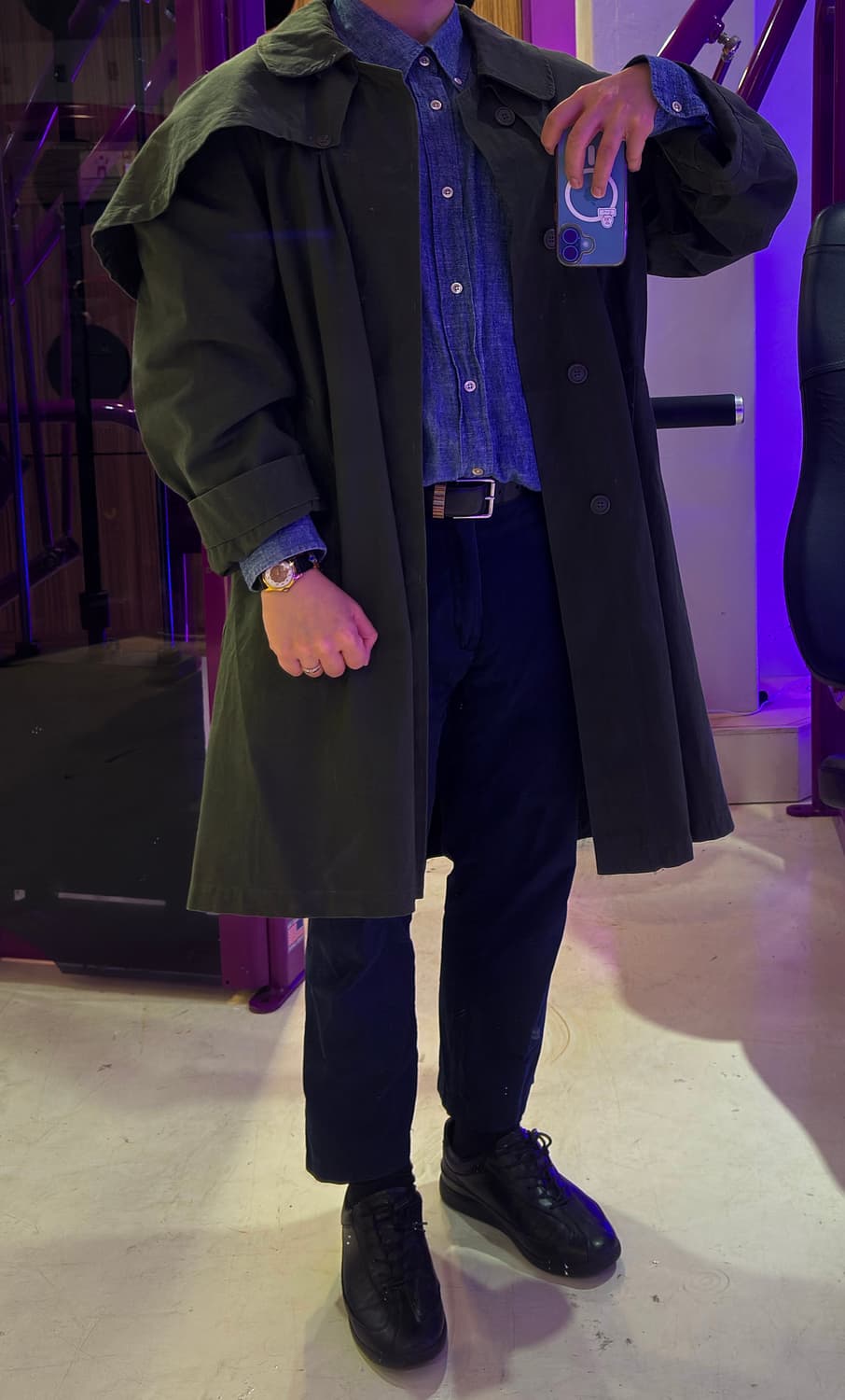 프랑스군 장교, 헌병용 케이프 코트(80-90년대) 상품이미지7