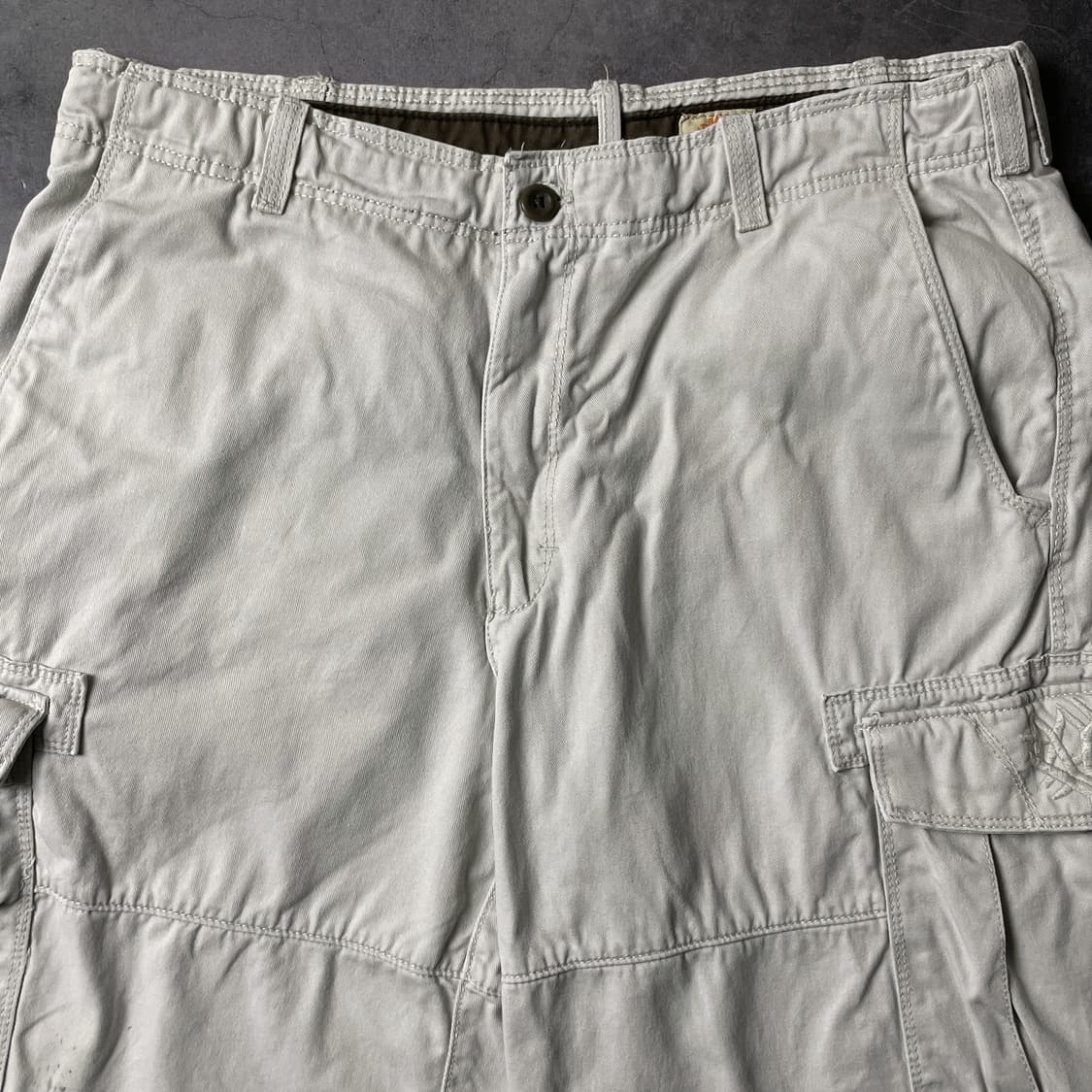 TIMBERLAND 팀버랜드 빈티지 아이보리 카고 하프팬츠 A00783 상품이미지2