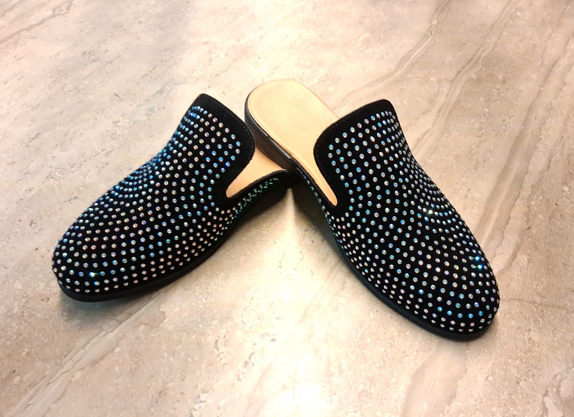 라인스톤 뮬 슬리퍼(새상품) 상품이미지7