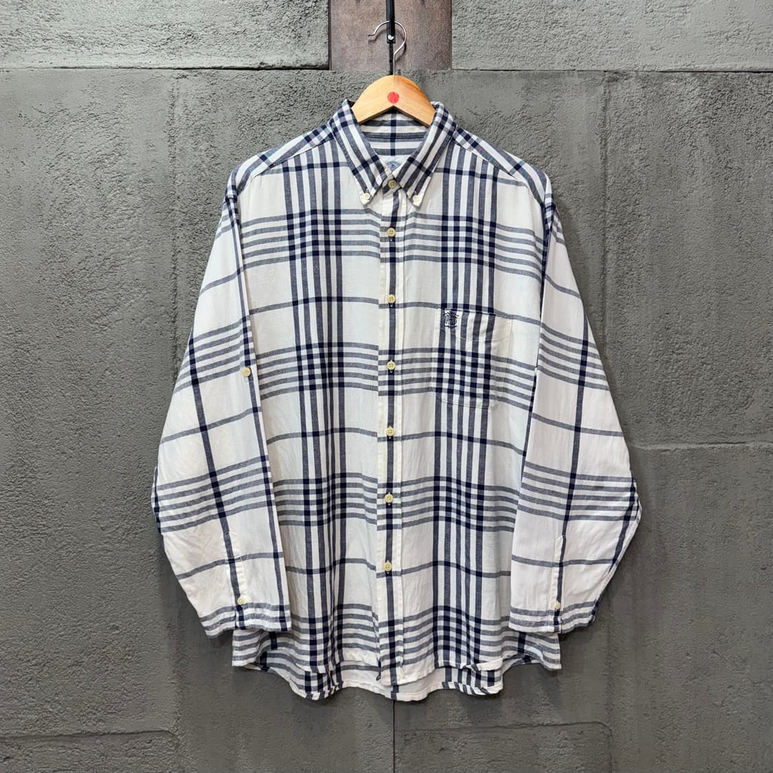 제이프레스 체크 린넨 셔츠 (2XL)  상품이미지2