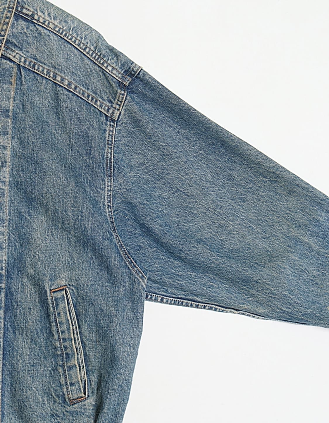 8~90's BLUE WAY Denim Trucker Jacket 상품이미지4
