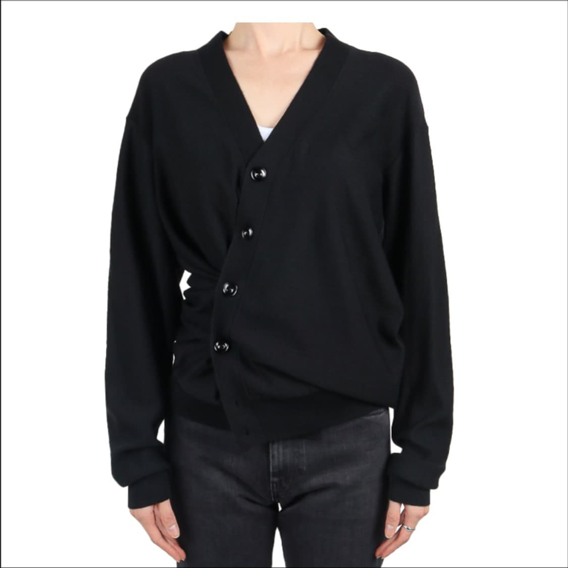 [S] 르메르 25SS 트위스트 울 가디건 블랙 S 상품이미지7