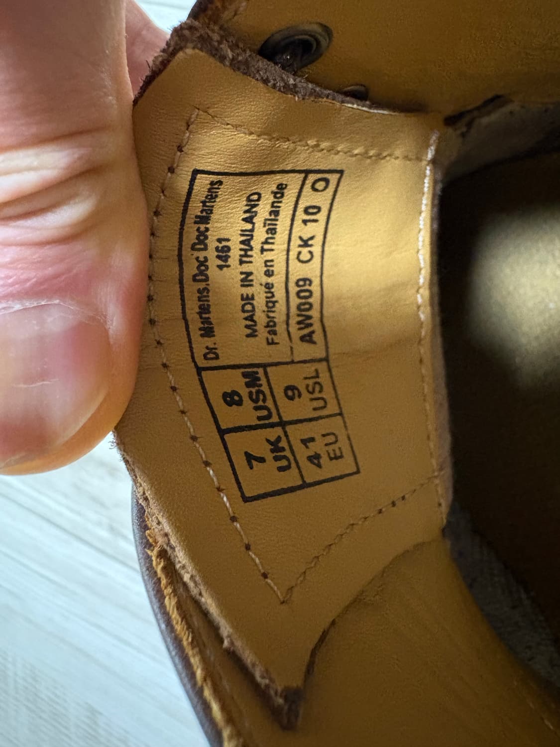 닥터마틴 1461 3홀 크레이지홀스 260 상품이미지7