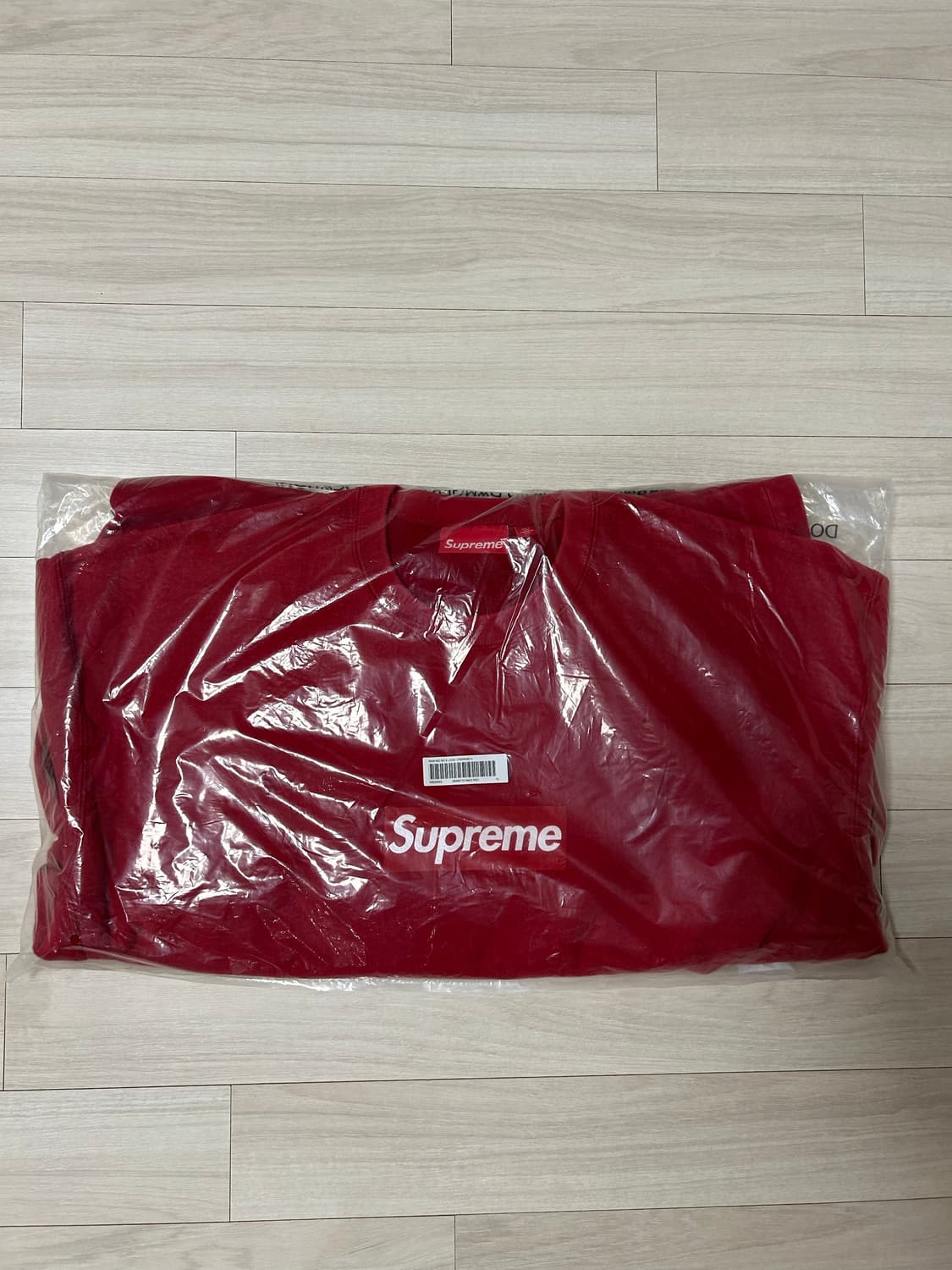 (XL) 슈프림 워시드 박스로고 크루넥 -25ss 상품이미지7