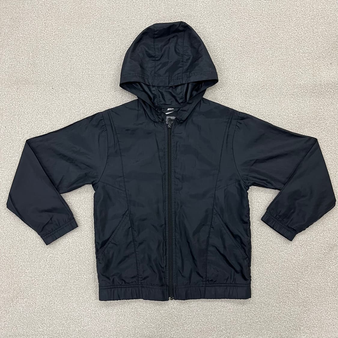 [L] 나이키 러닝 여성 경량 바람막이 후드 자켓 블랙 3937 상품이미지2