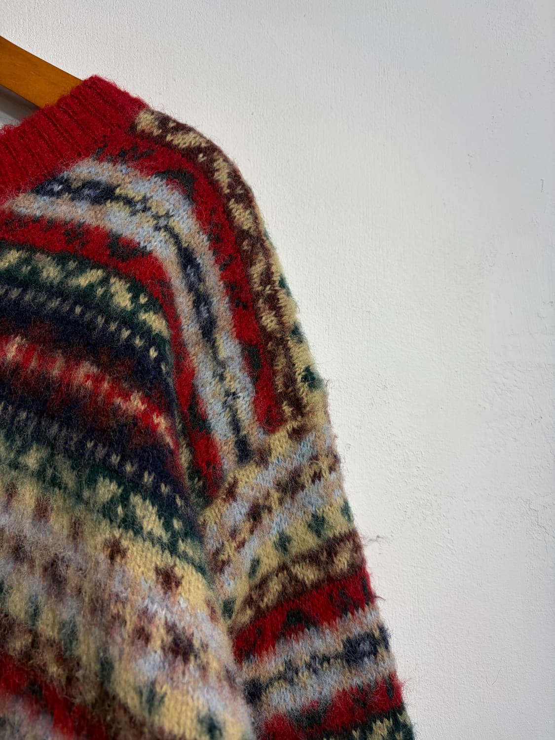 울 100% 노르딕 페어아일 니트 상품이미지9