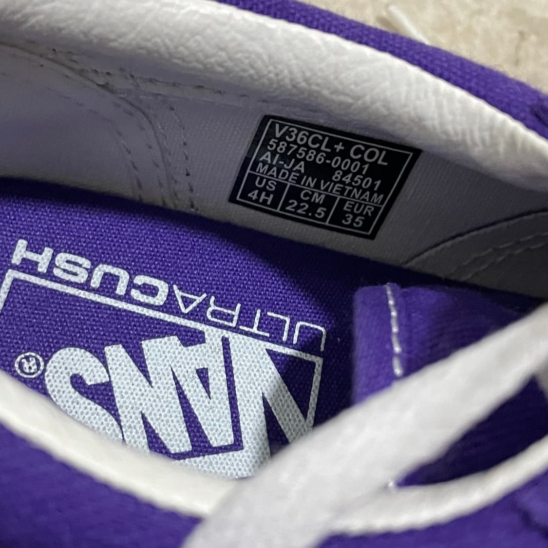 반스 올드스쿨 스니커즈 운동화 225 재팬 퍼플 보라 상품이미지2