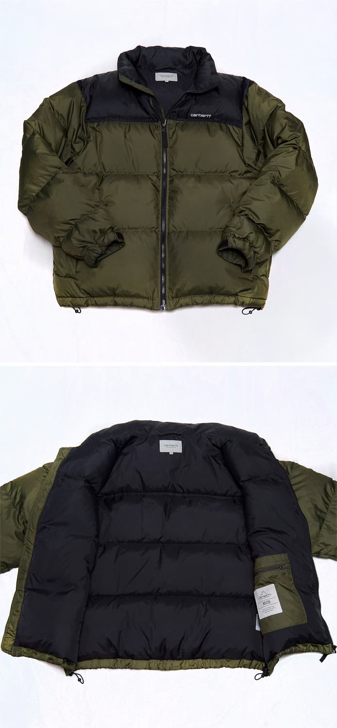 칼하트 WIP 루미 다운 패딩 사이프러스 블랙 (M / 100+) 상품이미지2