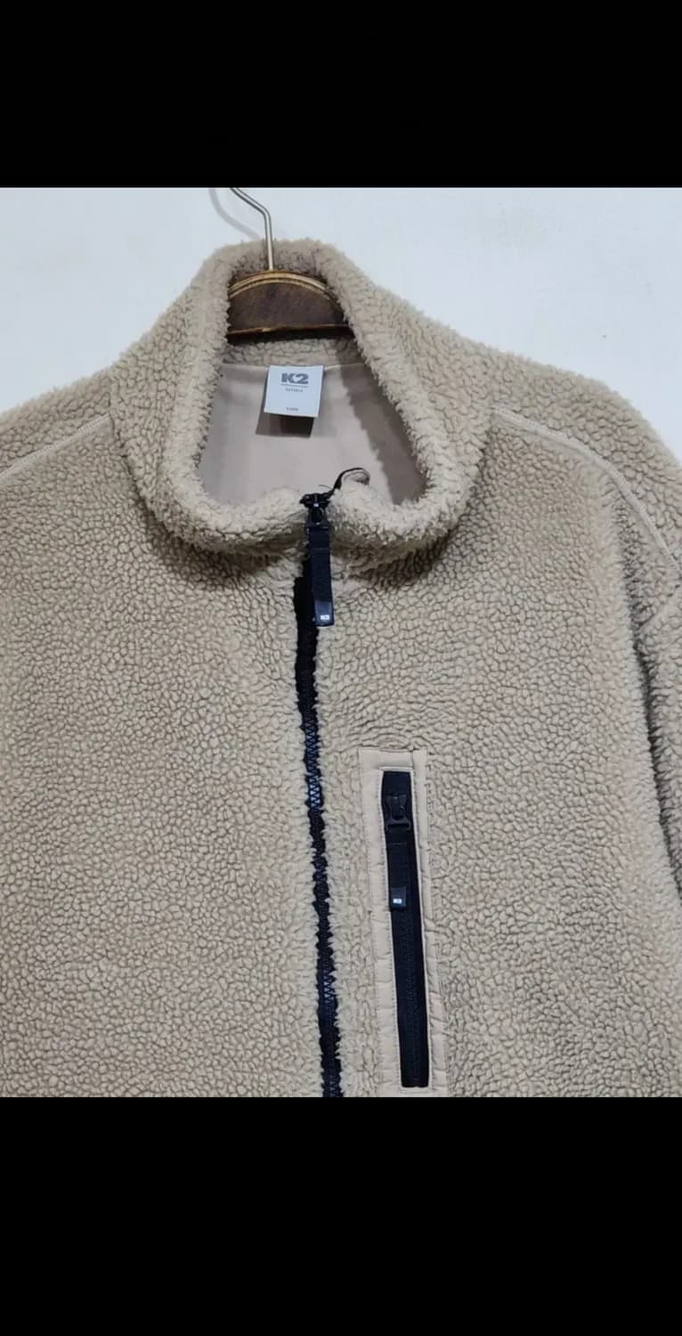 (100) 케이투 플리스 점퍼 베이지 뽀글이 K2 후리스 자켓  상품이미지2
