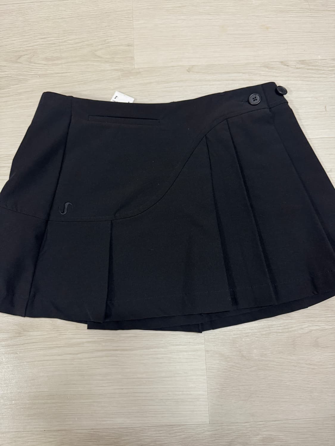 오호스 투웨이 플리츠 스커트 팬츠 블랙 1사이즈 상품이미지7