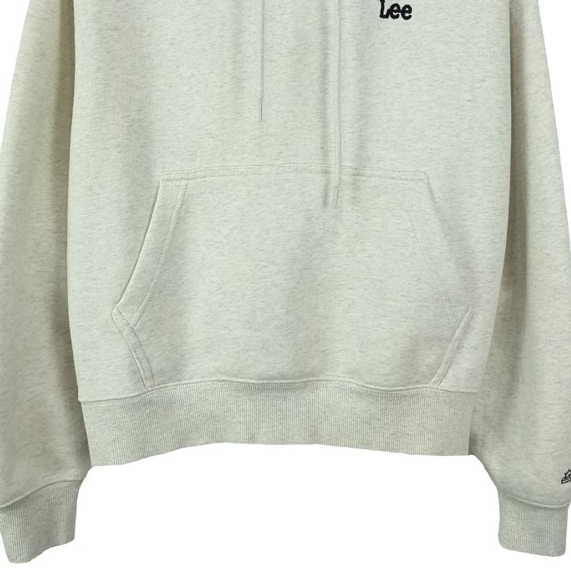 [리] 로고 자수 오버핏 후드티 오트밀 M19533 상품이미지5