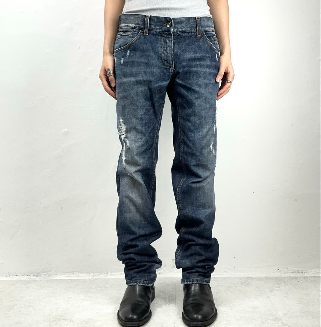 Dolce & Gabbana 2000s Distressed Metal P 상품이미지1