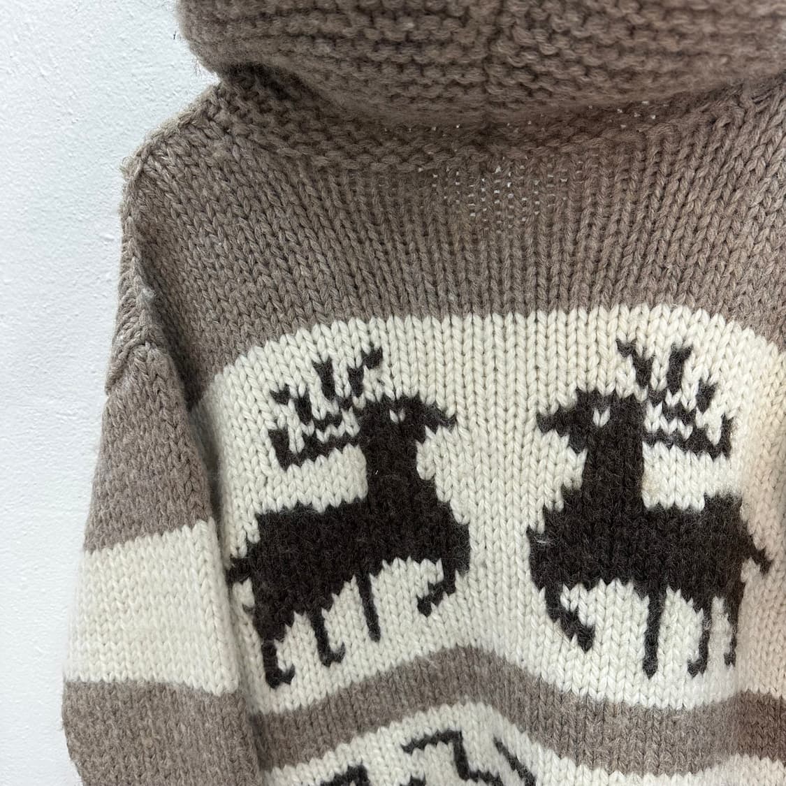 빈티지 코위찬 후디 가디건L 상품이미지7