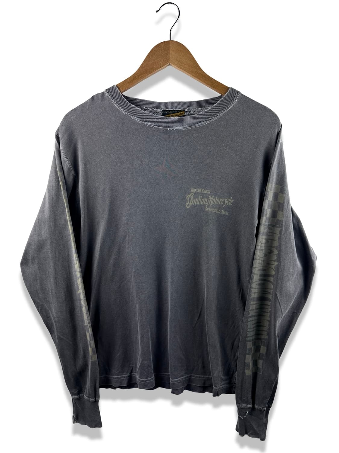 인디언 모터사이클 워싱 데미지드 롱슬리브1956 상품이미지2