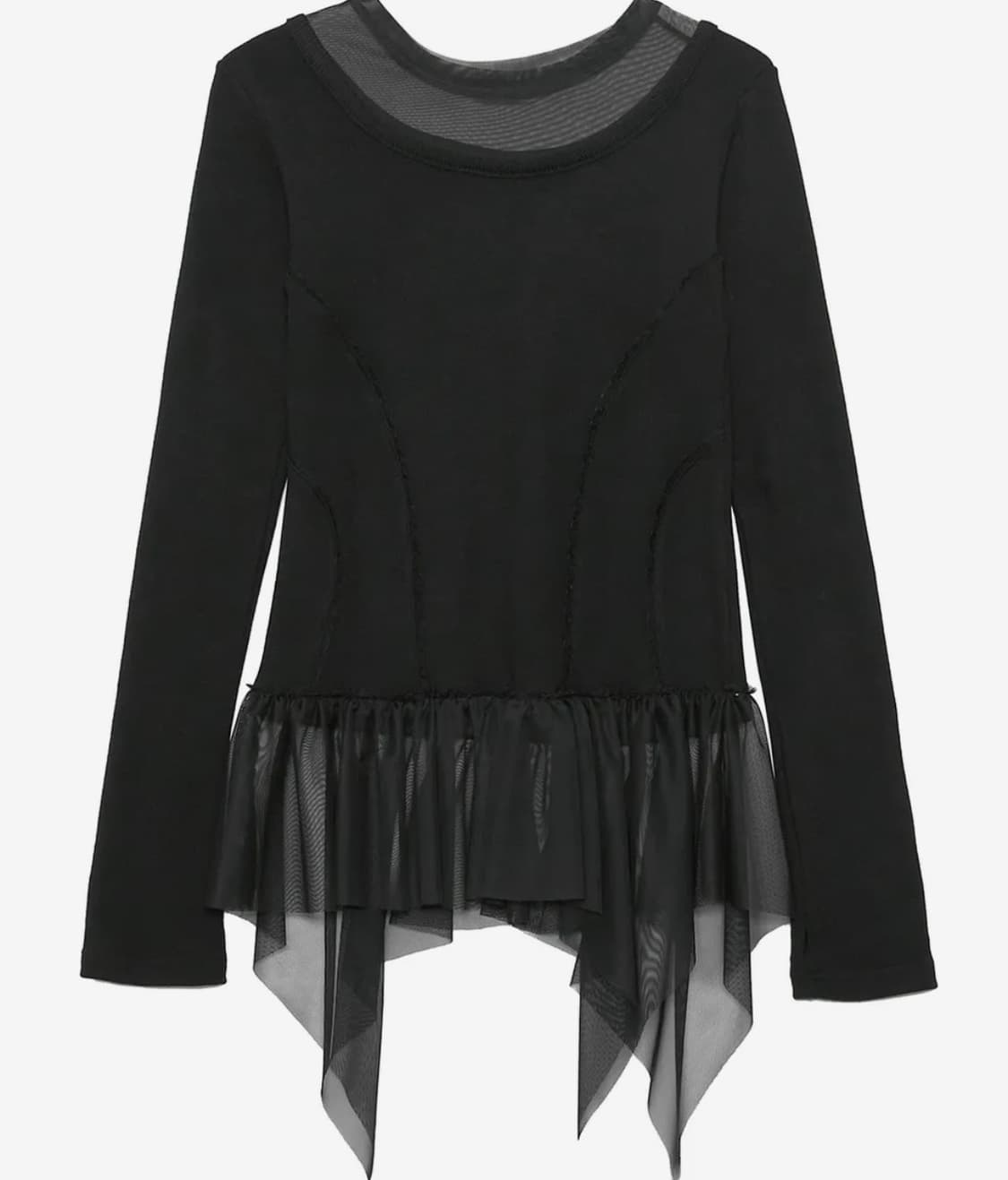 플레어업 Layered Lace Frill Long Sleeve 상품이미지2