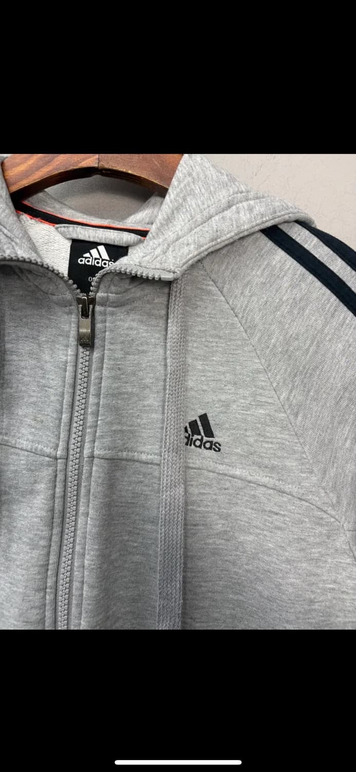 아디다스 트랙 사이드라인 스웻 후드집업 H1469 상품이미지3