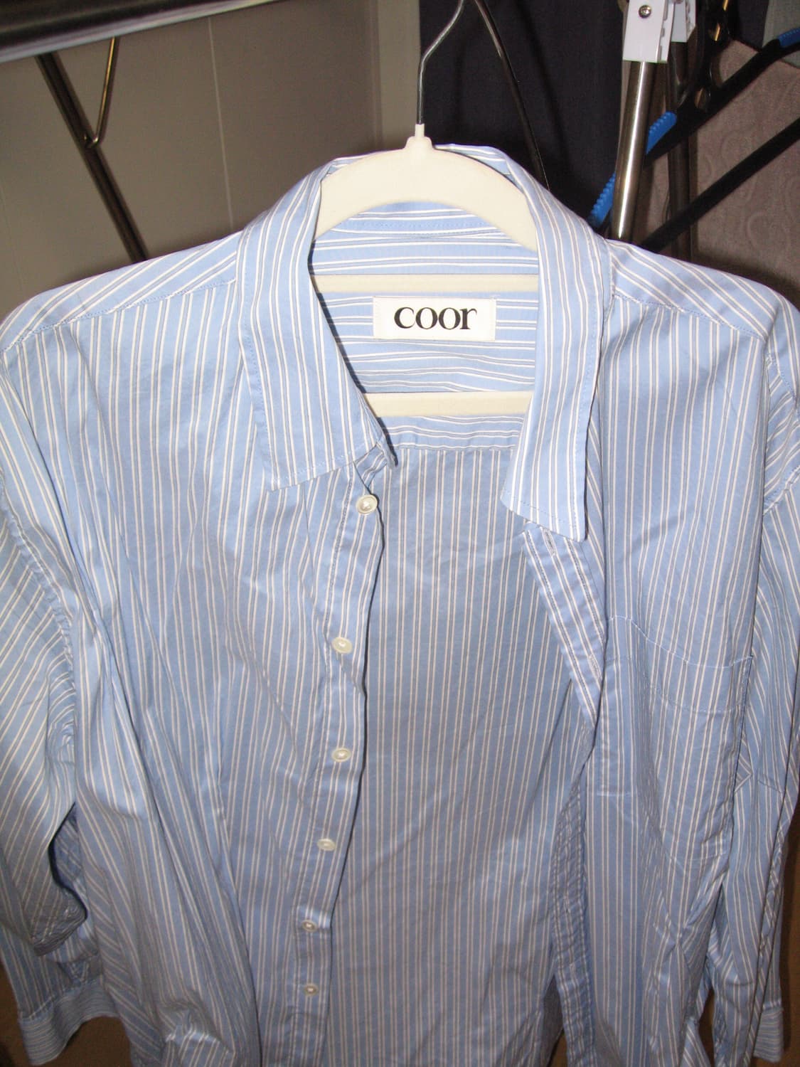 쿠어 스트라이프 셔츠 상품이미지1