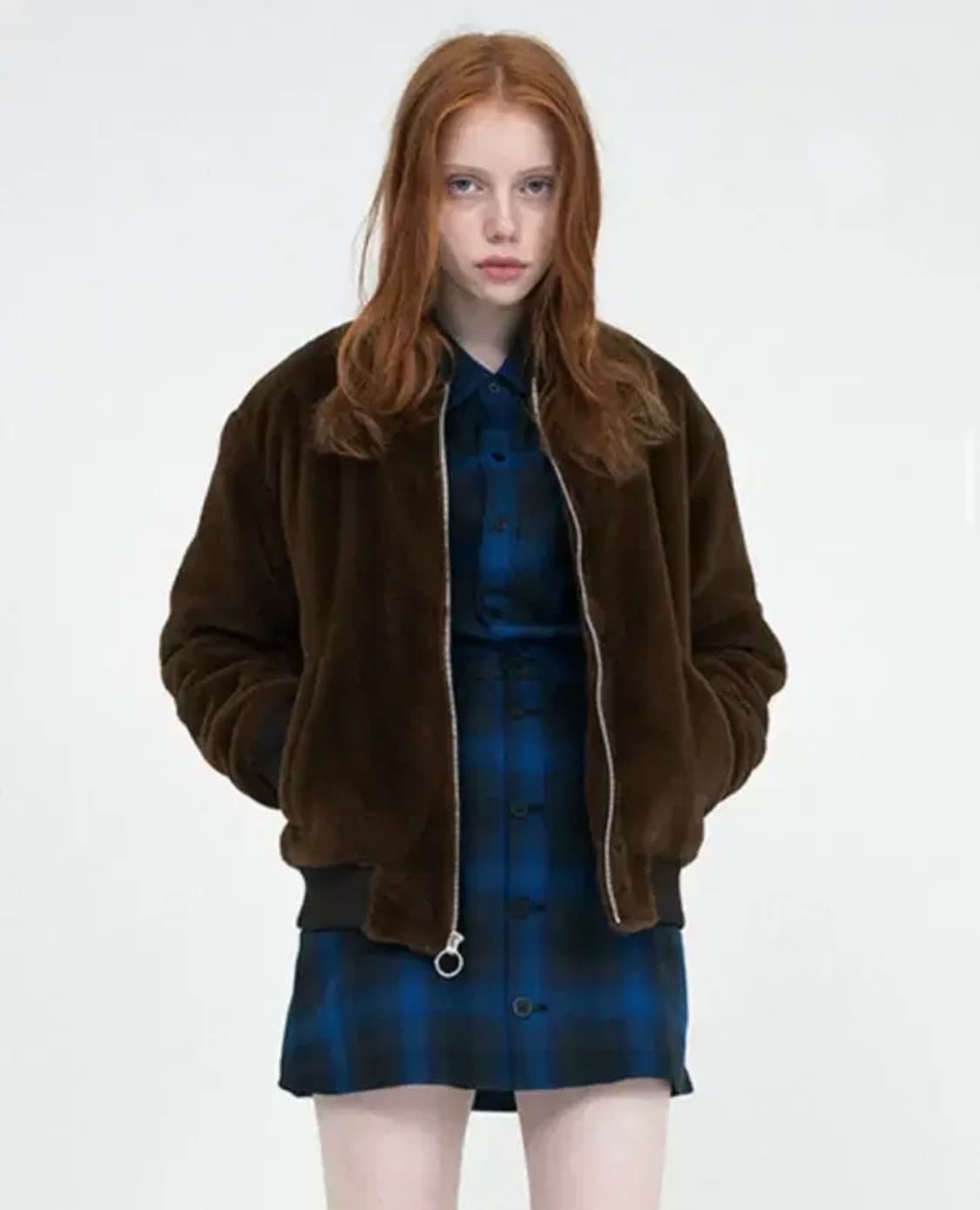 키르시 체리 퍼 블루종 브라운 상품이미지1