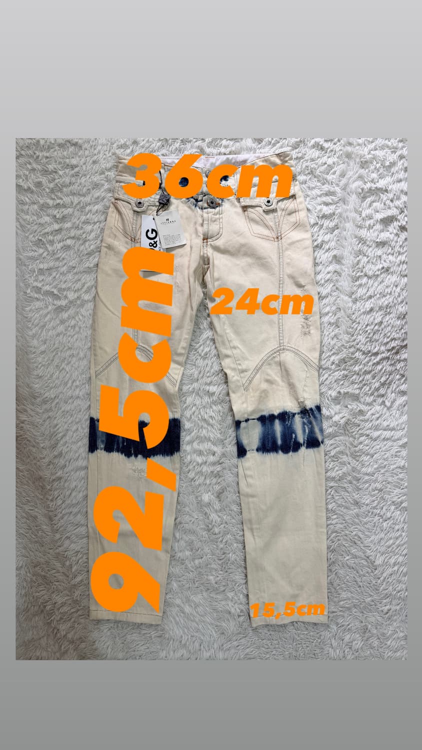 [Dolce & Gabbana] 빈티지 다이 테일러드 데님 팬츠 (D&G 상품이미지2