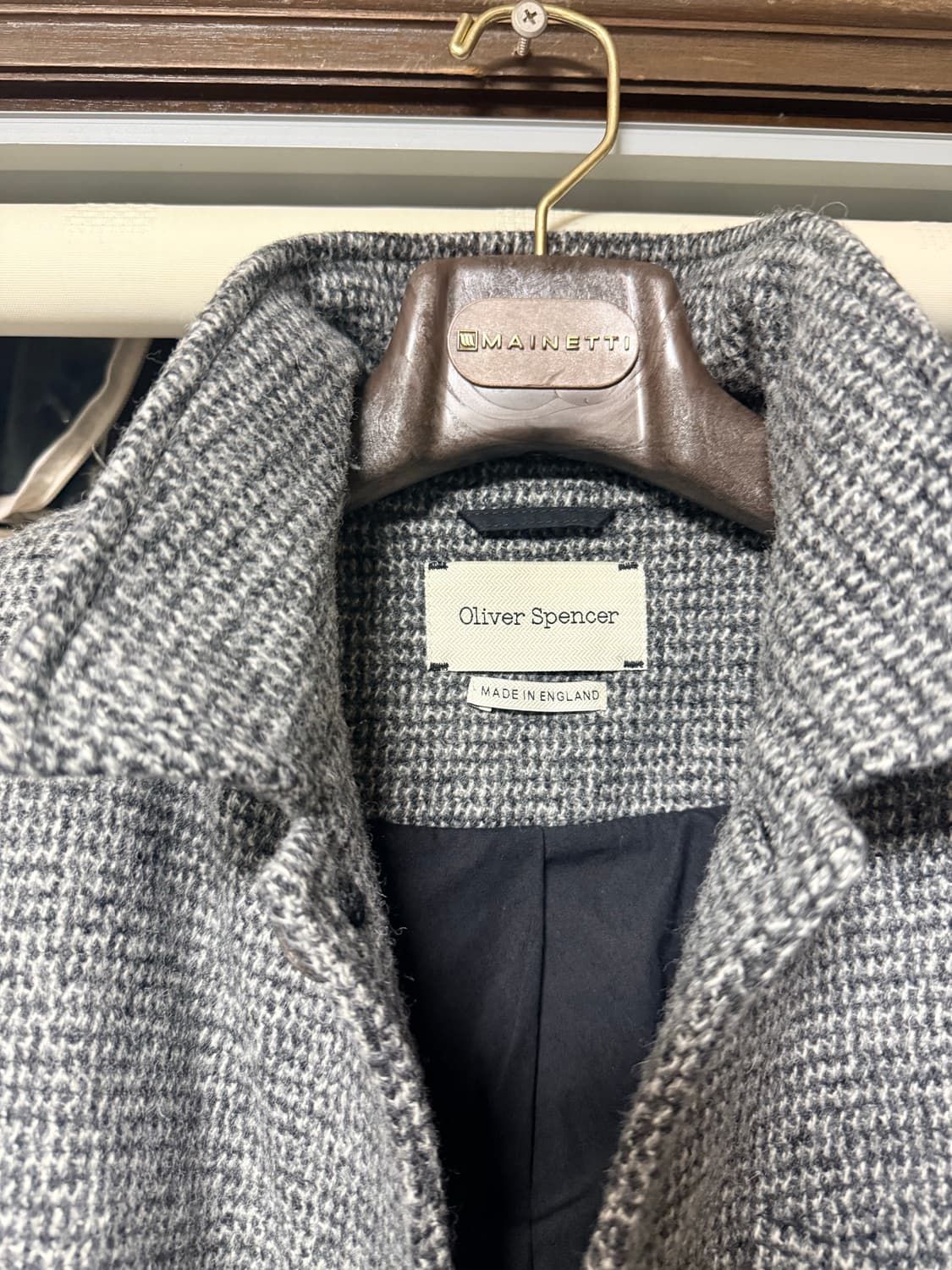 올리버스펜서 트위드 코트 영국 제조 상품이미지3