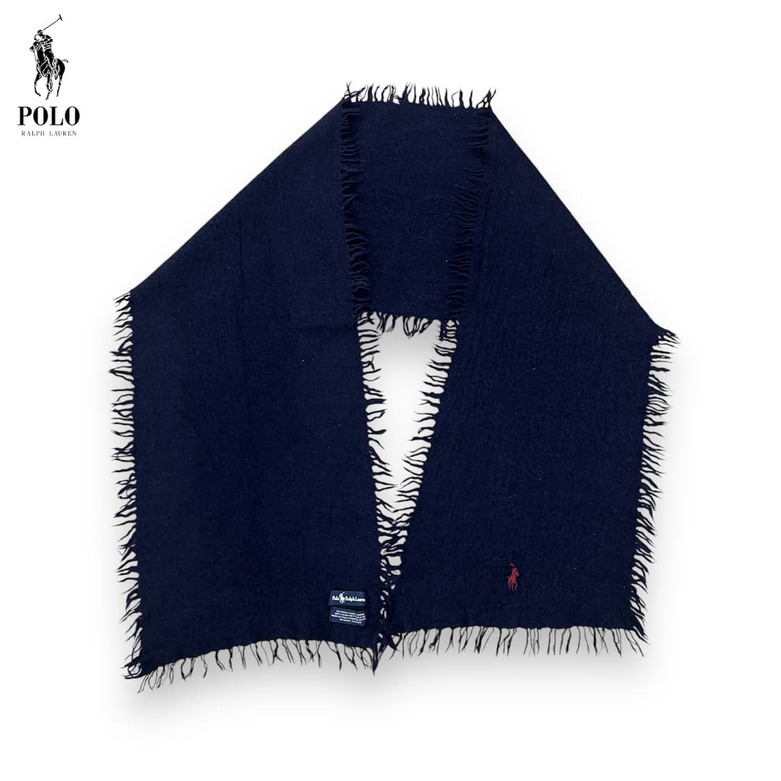 폴로 랄프로렌 네이비 레드포니 울머플러 목도리 상품이미지1