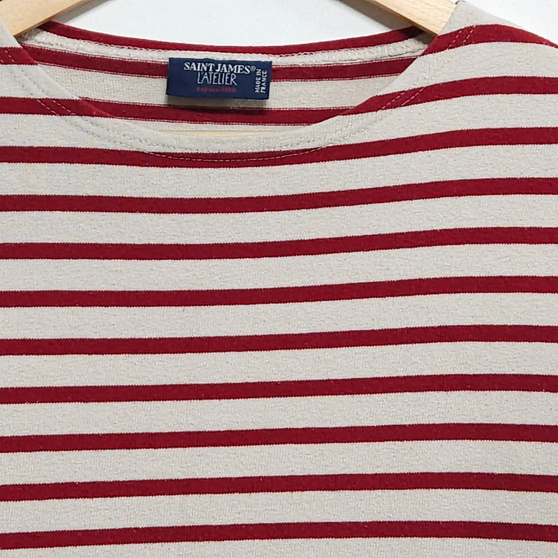 여성44~55 )SAINT JAMES 세인트제임스 스트라이프 긴팔 티셔츠 상품이미지2