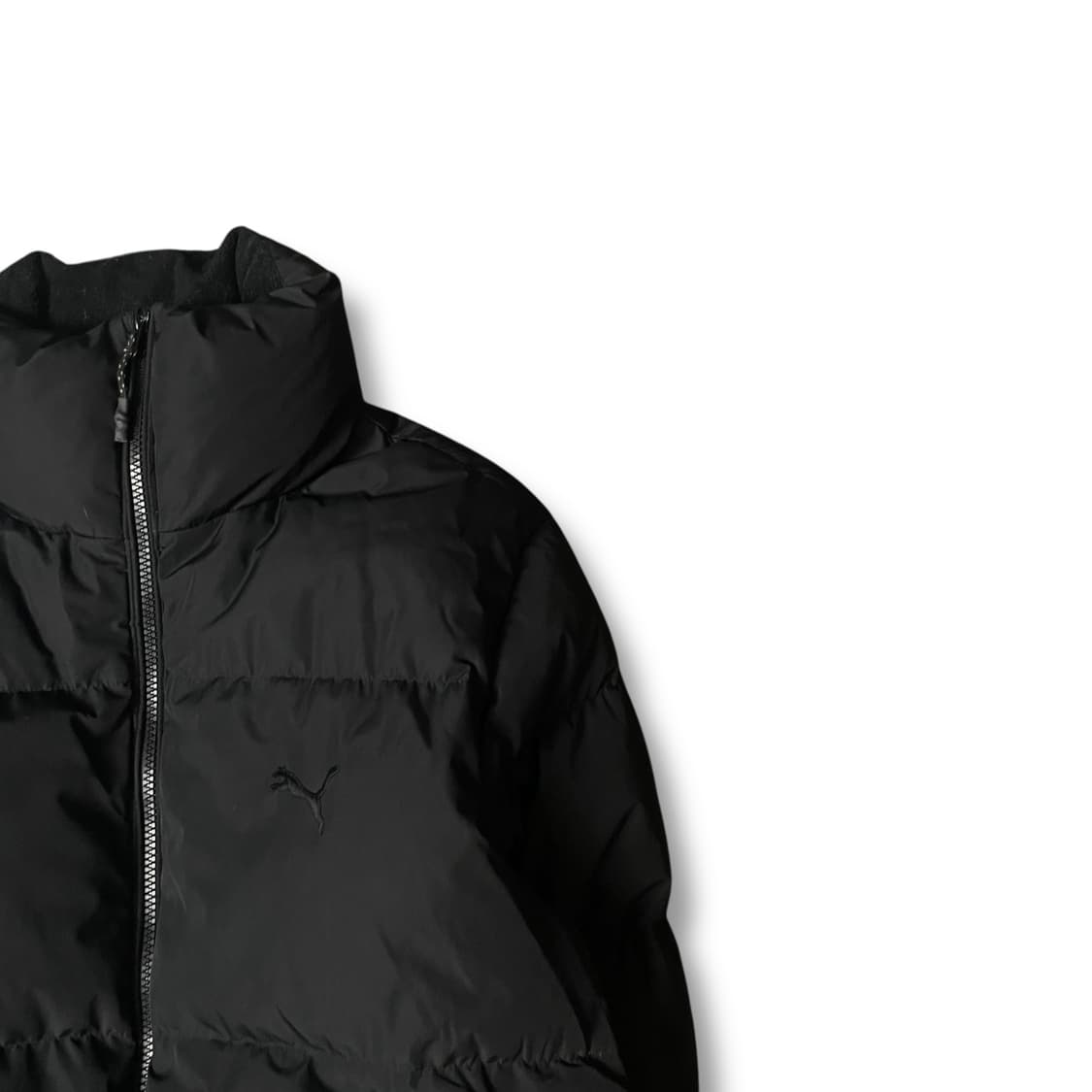 푸마 블랙 로고 패딩 160 상품이미지2