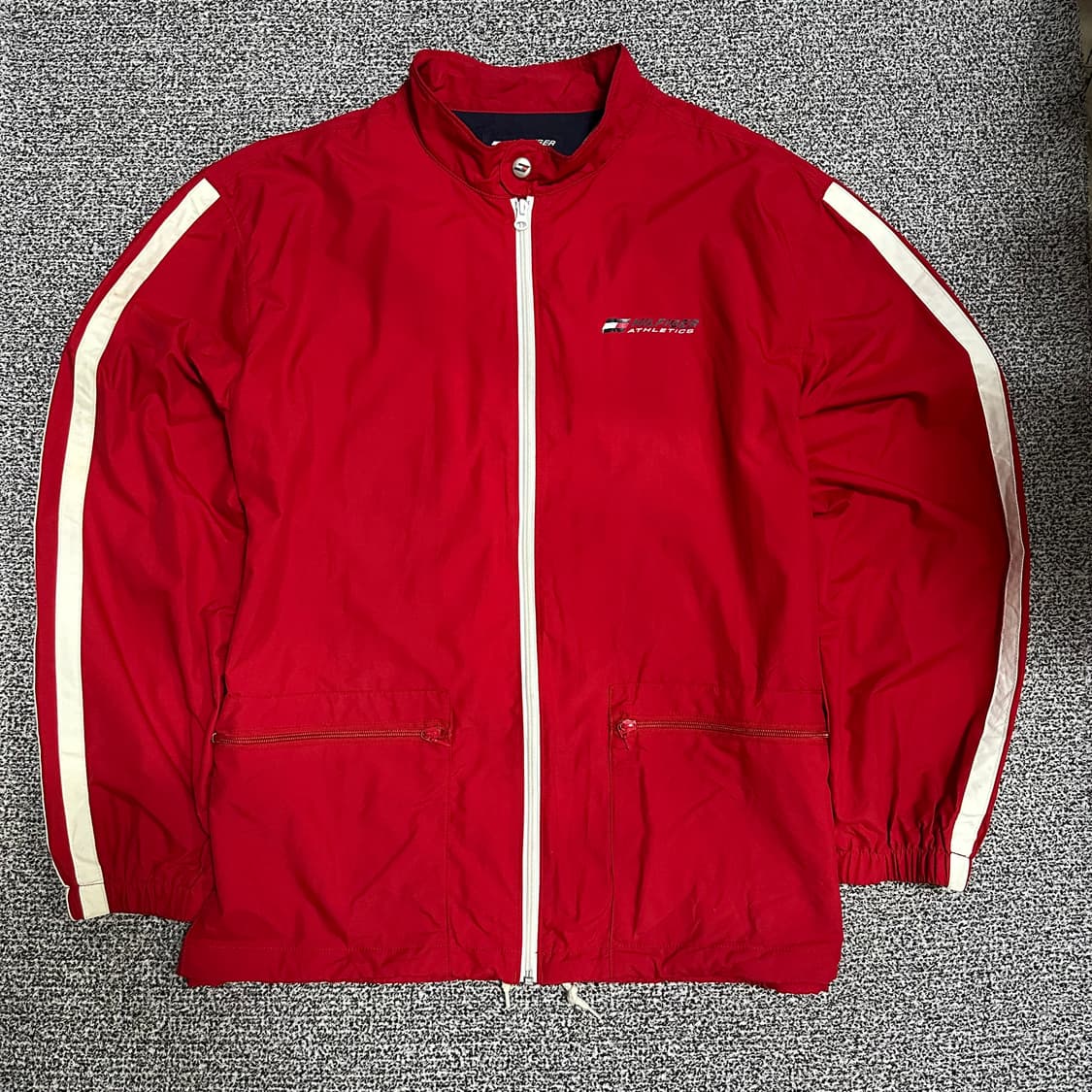 (XL) 타미힐피거 레드 바람막이 상품이미지1