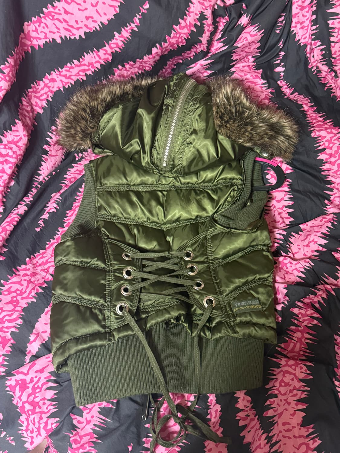 코르셋 조끼패딩 상품이미지3