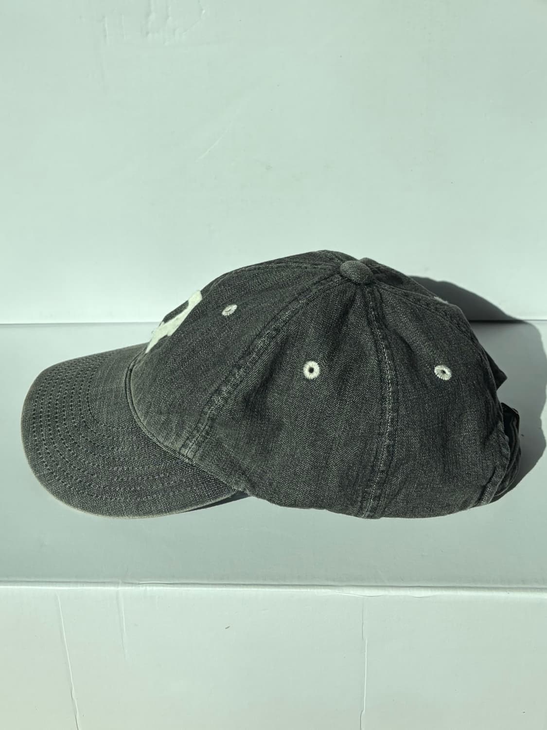 풀카운트 6843HW 6패널 빈티지 워시 데님 베이스볼 F 패치 캡 모자 상품이미지2