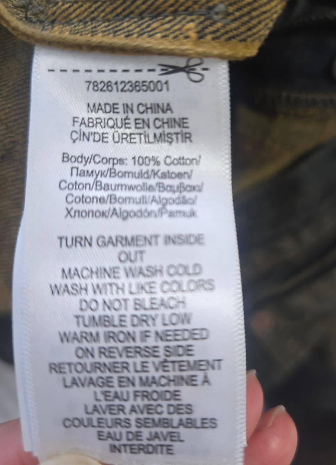 [RRL] 신치백 서스펜더 데님 34x32 (782612365001) 상품이미지6