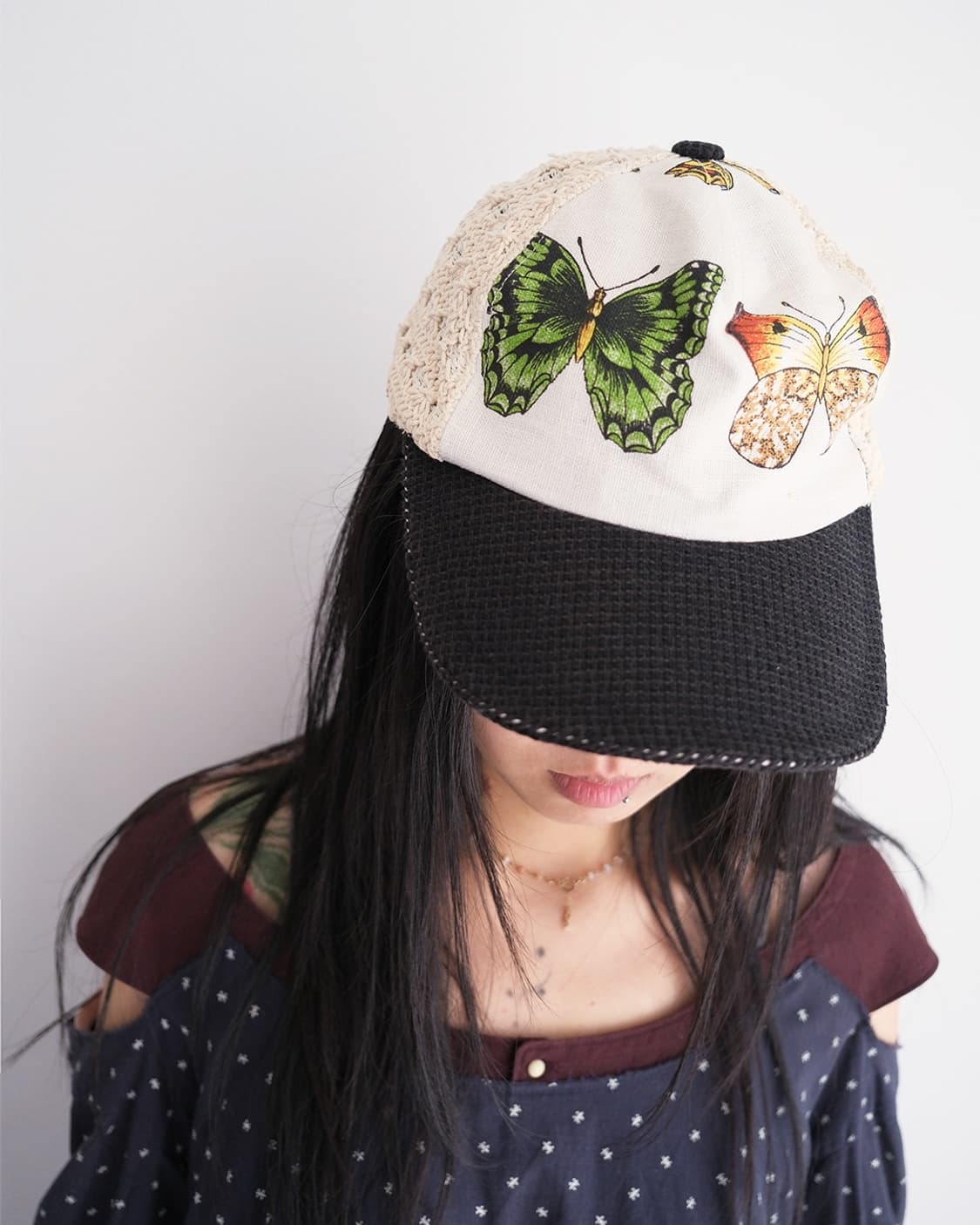 Crochet docking graphic cap 상품이미지1