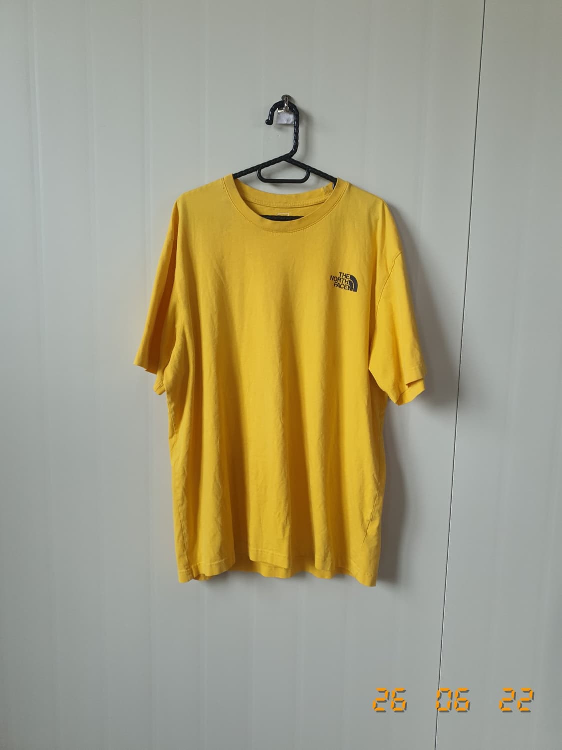 노스페이스 반팔 티셔츠 2XL 옐로우 상품이미지1