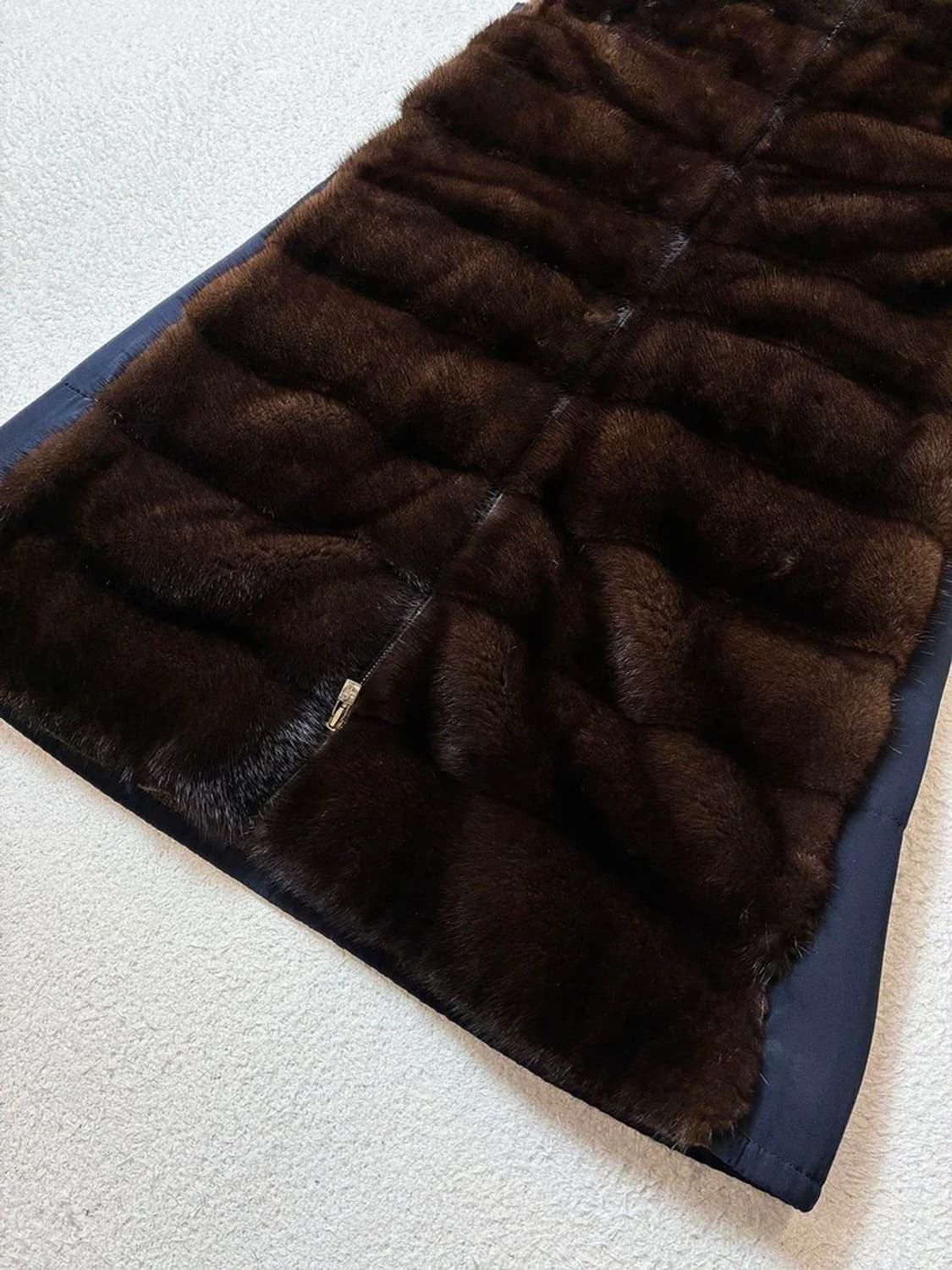  Loro Piana 럭셔리 밍크 롱헤어 니트 베스트 PN6900 상품이미지3