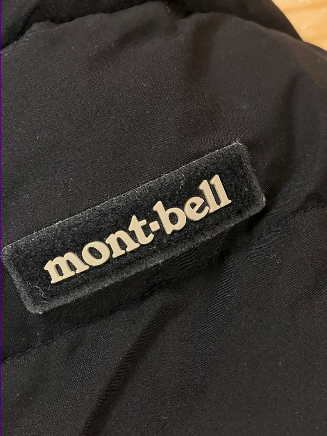 몽벨 패딩 자켓 블랙 95 #csz3527 상품이미지4