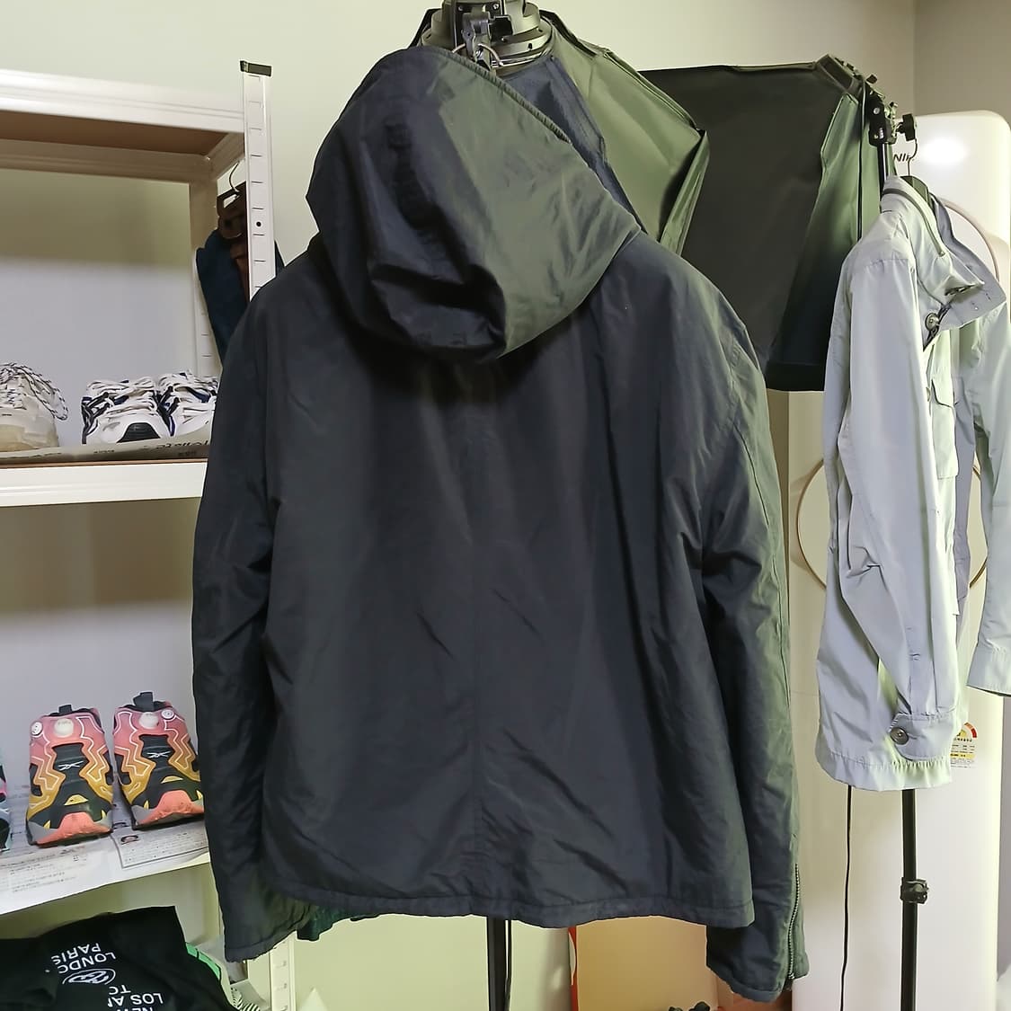 아르마니 익스체인지 양면 니트 점퍼 바람막이 자켓 상품이미지5