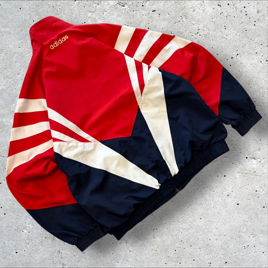 [105] 아디다스 올드스쿨 바람막이 집업 자켓 레드 D544 상품이미지2