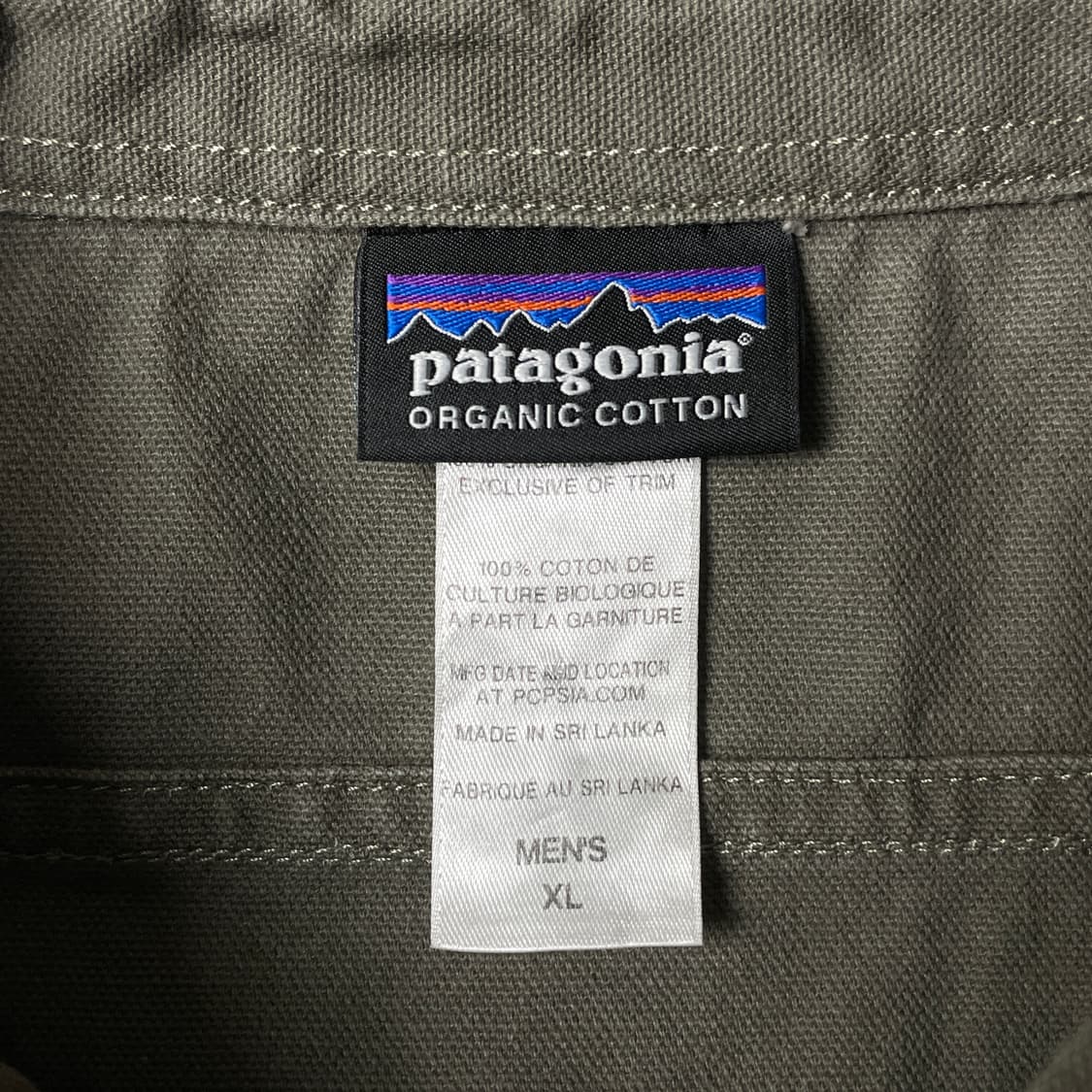 PATAGONIA 파타고니아 빈티지 카키 코튼 셔츠 A00537 상품이미지10