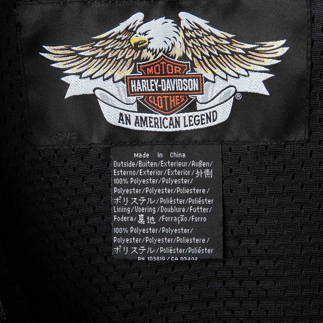 [4XL] 00s 할리데이비슨 투톤 메쉬 라이딩 자켓 빅사이즈  상품이미지8