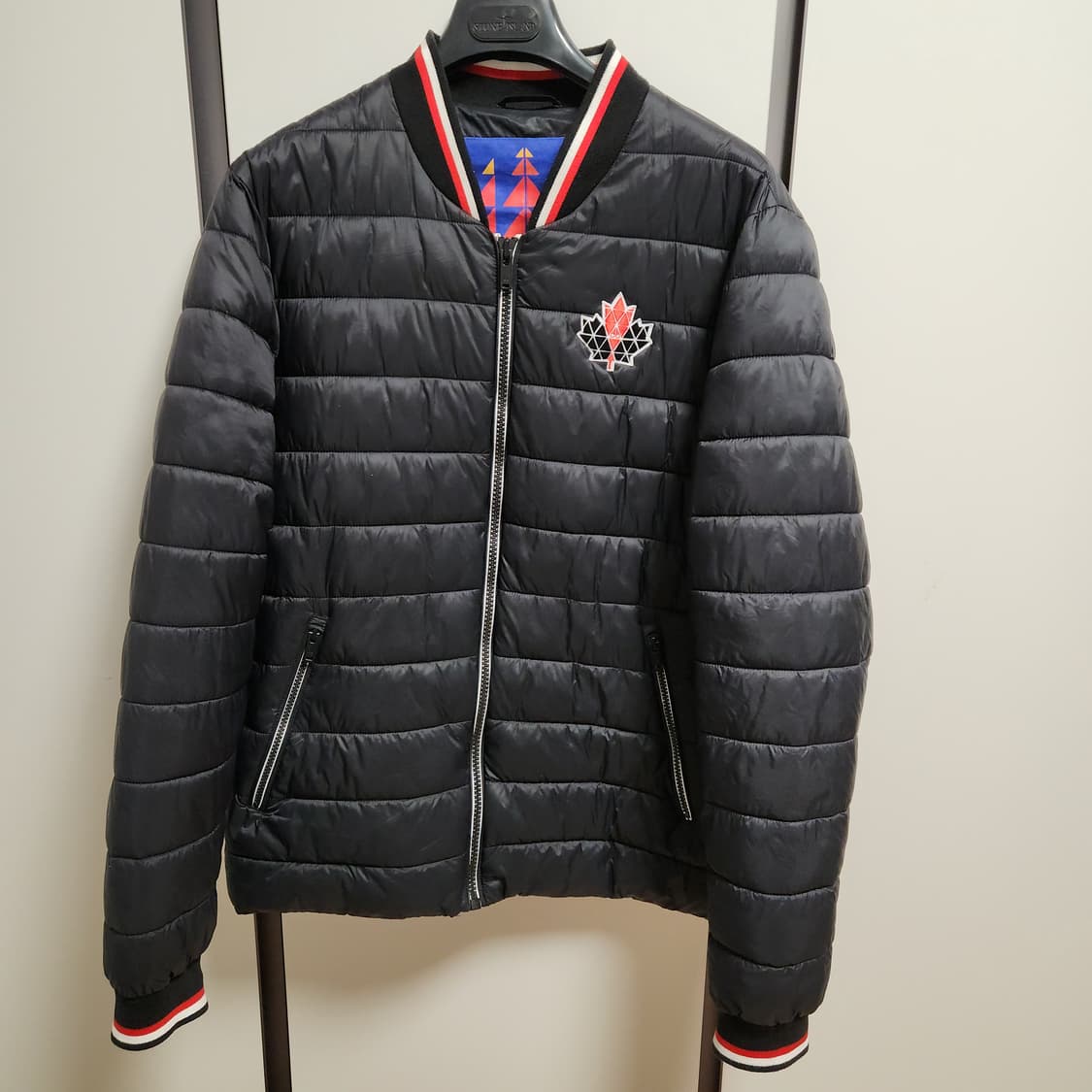 무스너클 패딩 블랙 L(105size) 상품이미지1