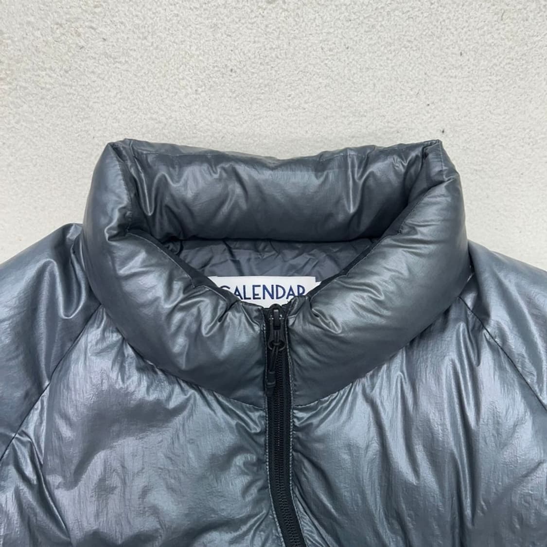 캘린더 유랑 숏 덕다운 패딩 그레이 L 상품이미지3