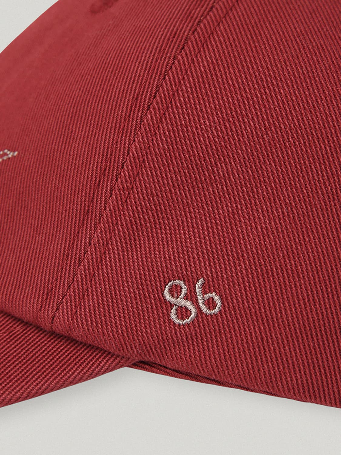 스무드무드 Red Washed Logo Ball Cap 상품이미지5