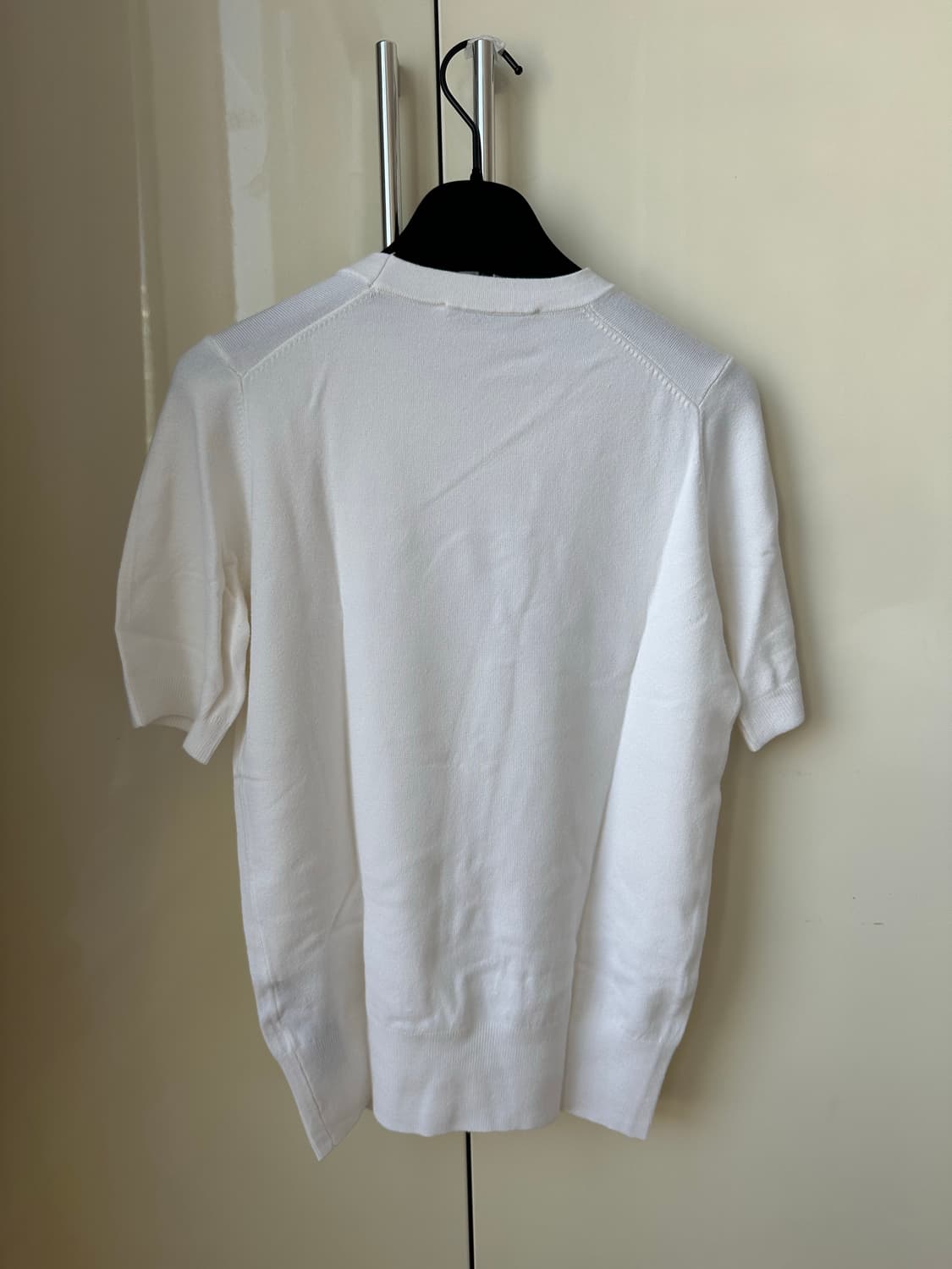 자라 니트 반팔 블랙/화이트 상품이미지5