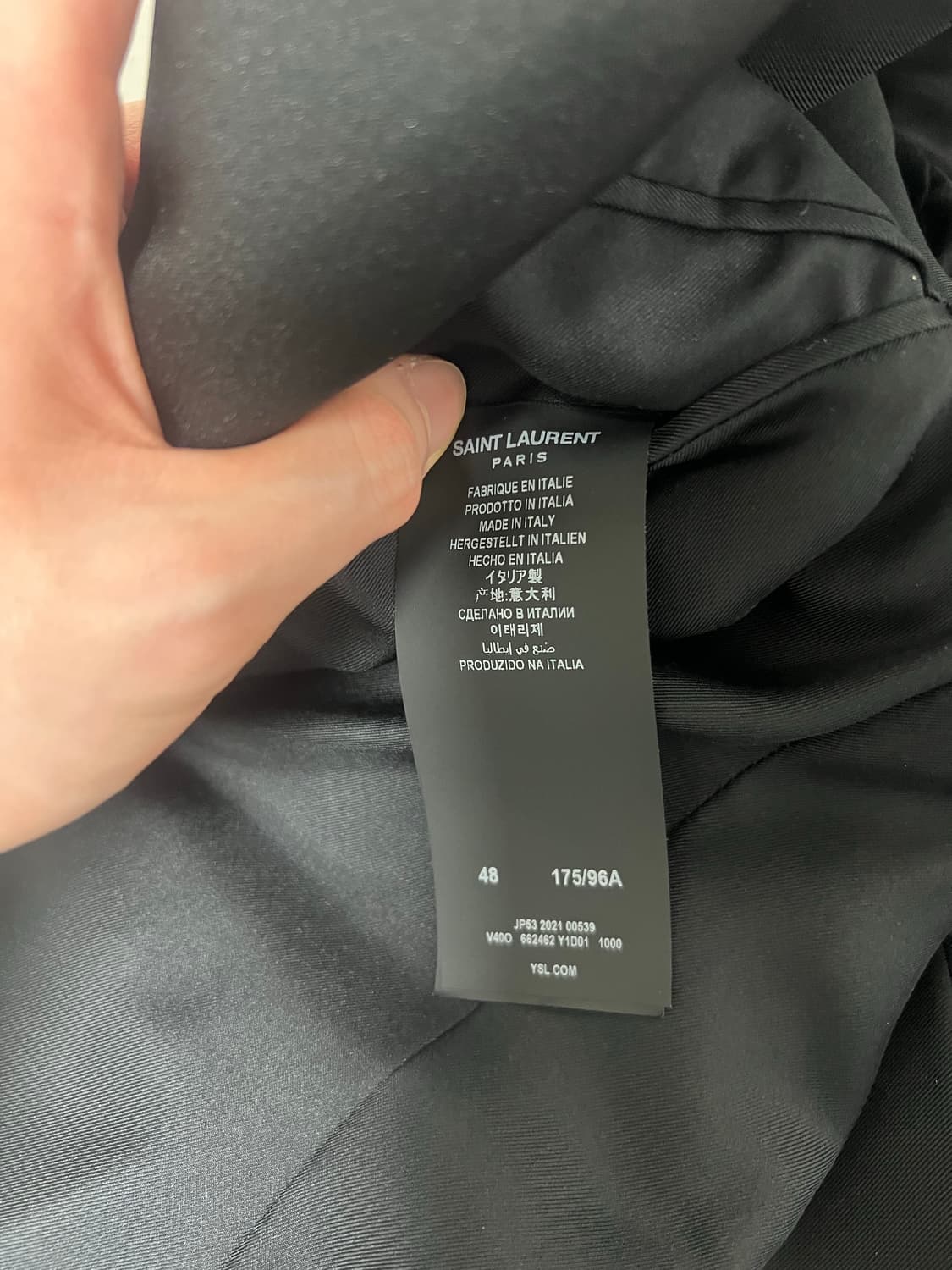 생로랑 스모킹 블레이저 상품이미지4