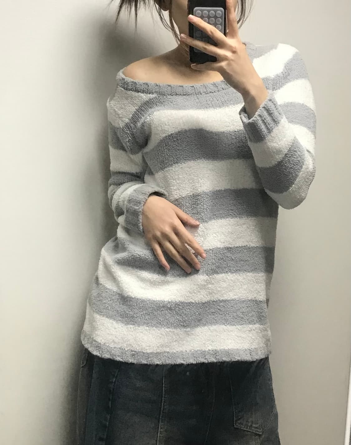 스트라이프 빈티지 니트 상품이미지1