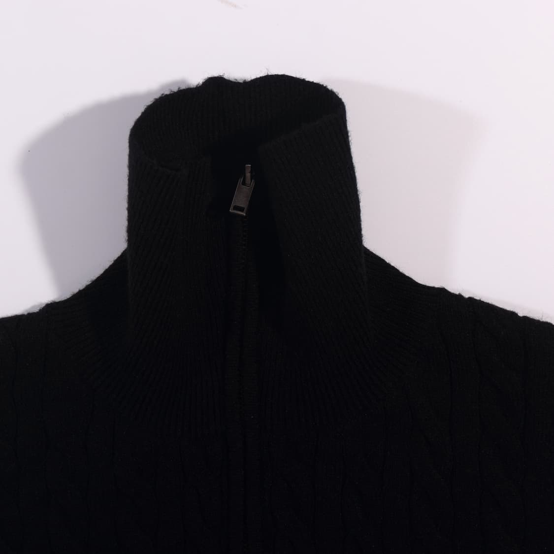 무신사스탠다드 크롭 니트집업 투웨이 B562 상품이미지2