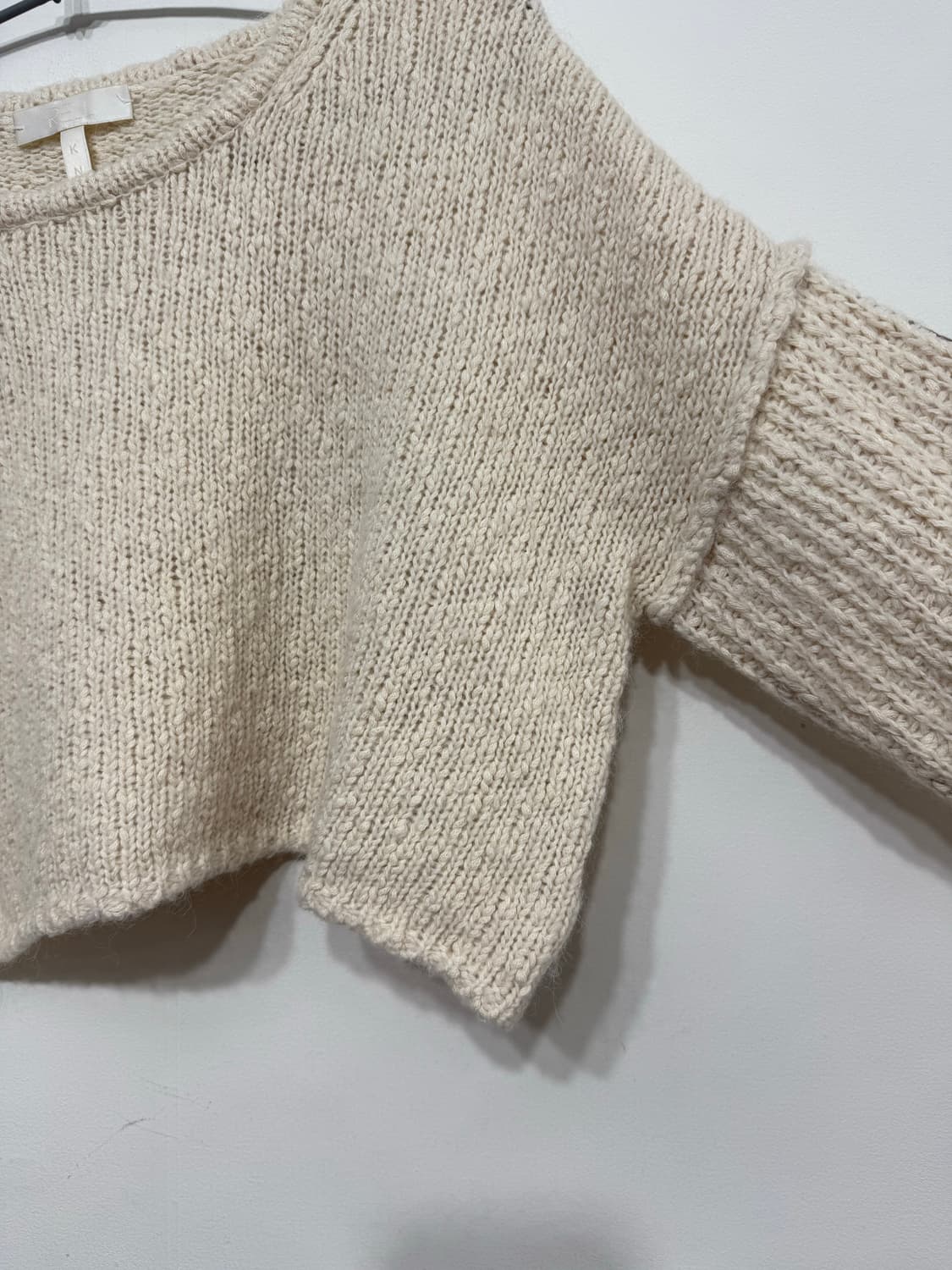 리엘 RE_L 스티치라인 크롭니트 free 상품이미지4