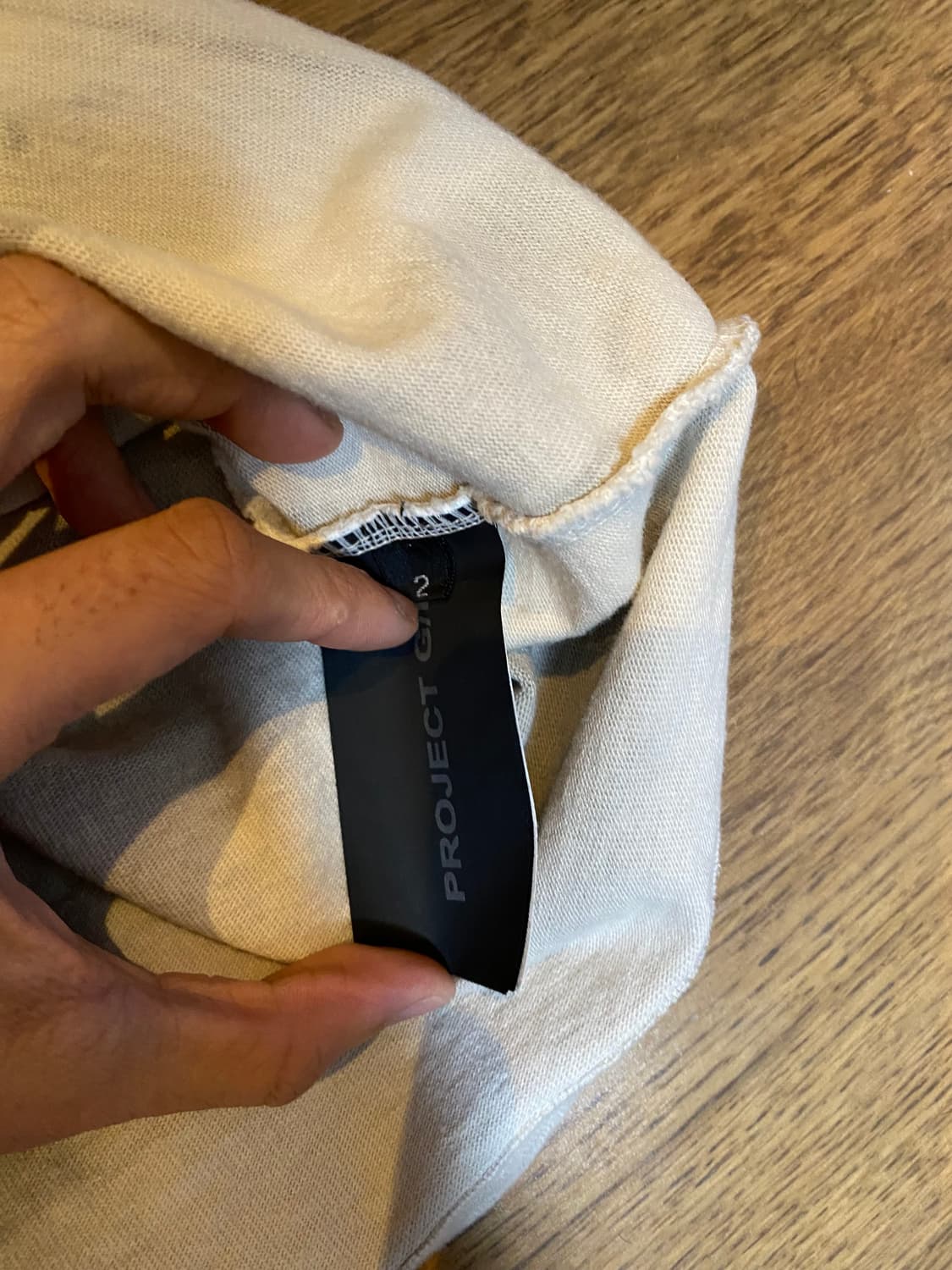 프로젝트 gr 퓨리어스 로고 아플리케 티셔츠 2사이즈 상품이미지4